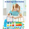 D-FantiX Magnetic Fraction Educational Puzzle, Magnetic Fraction Tiles & Fraction