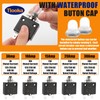 Tiooka 30A Manual Reset Button Circuit Breaker 2 Pack 125/250V
