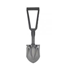 24" High Hardness Carbon Steel Folding Shovel w/Serrated Edge & Carry Bag