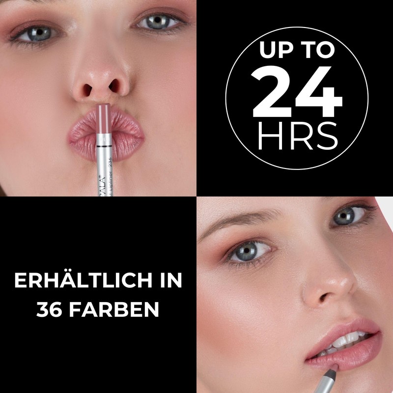 IMPALA Waterproof Cream Lipstick in Dark Magenta 204, Permanent Lip