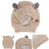 Knitted Rabbits Ear Pet Hat Noise Protection Warm Dog Grooming