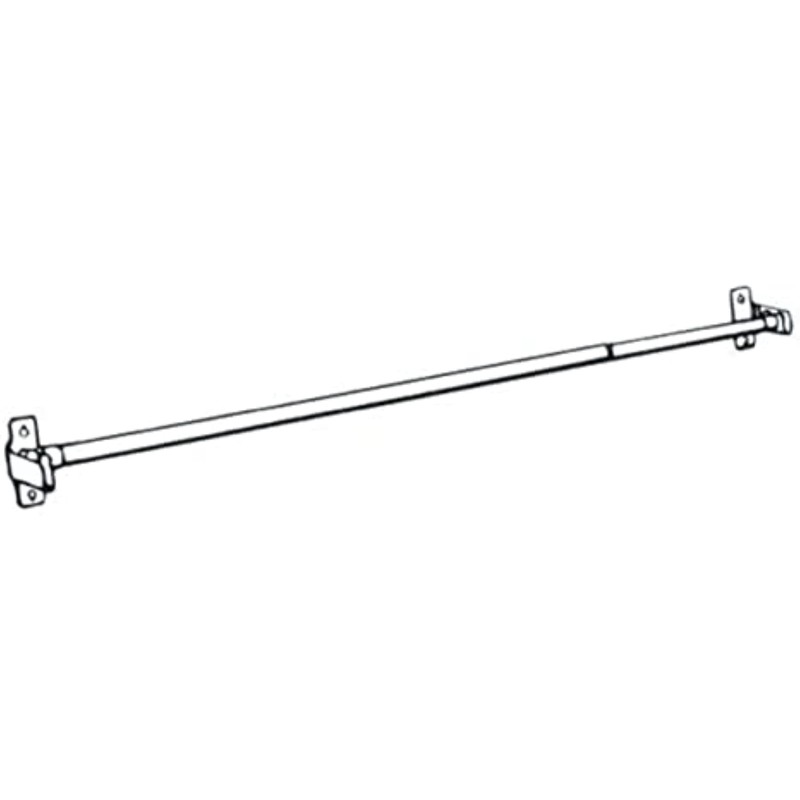 Graber 5/16-Inch Swivel End Sash Curtain Rods - 2 Rods