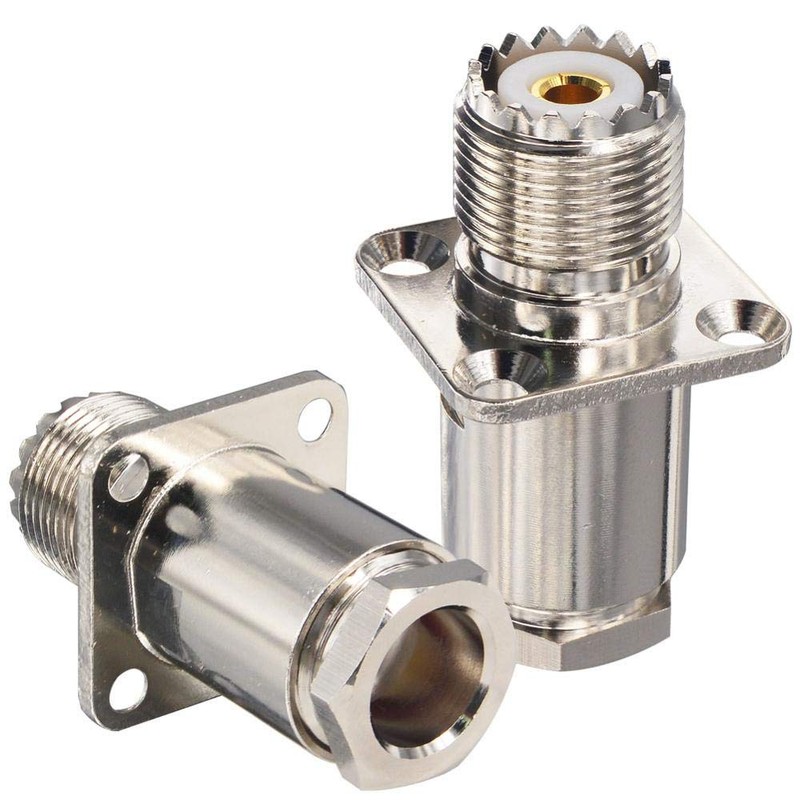 UHF Female Type SO239 Connectors Attach Adapter End Connector LMR400/RG8/