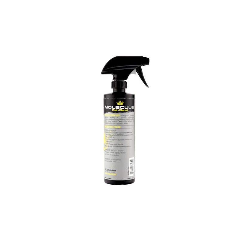 Molecule Rain Repel Glass Cleaner | Water Beading Spray for