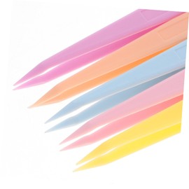 DOITOOL 100pcs Multi-Functional Eyelash and Eyebrow Tweezers Set Professional Precision Plastic Lash Clamp Tools for Men and Women Anti-Slip Grip Design