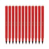 LUXSIN Single Colour Felt Tip Pens, RED, Fine Point, Pack