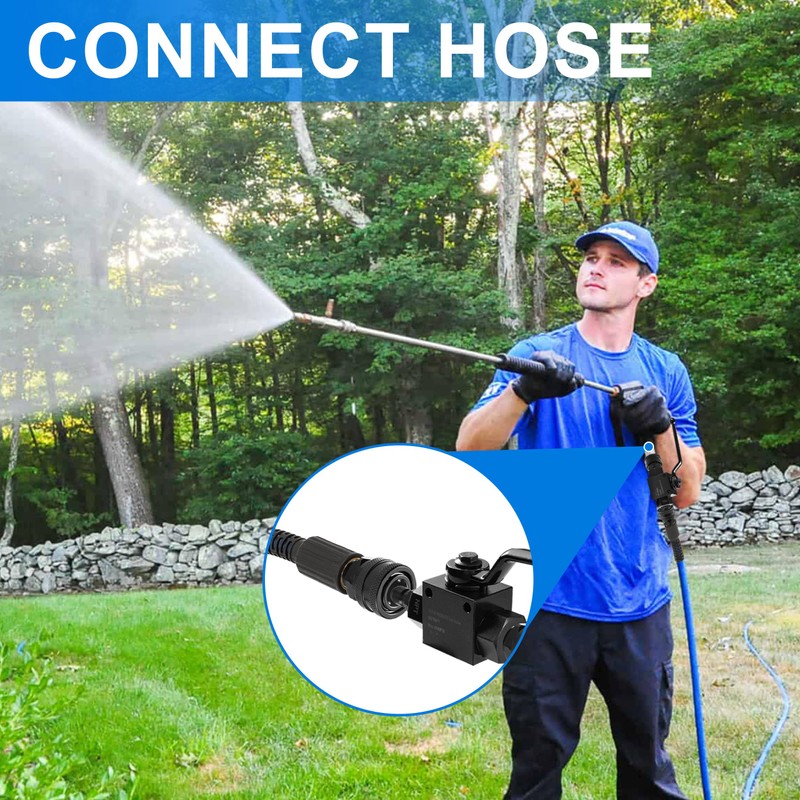 RIDGE WASHER High Pressure Ball Valve, Pressure Washer Shut Off