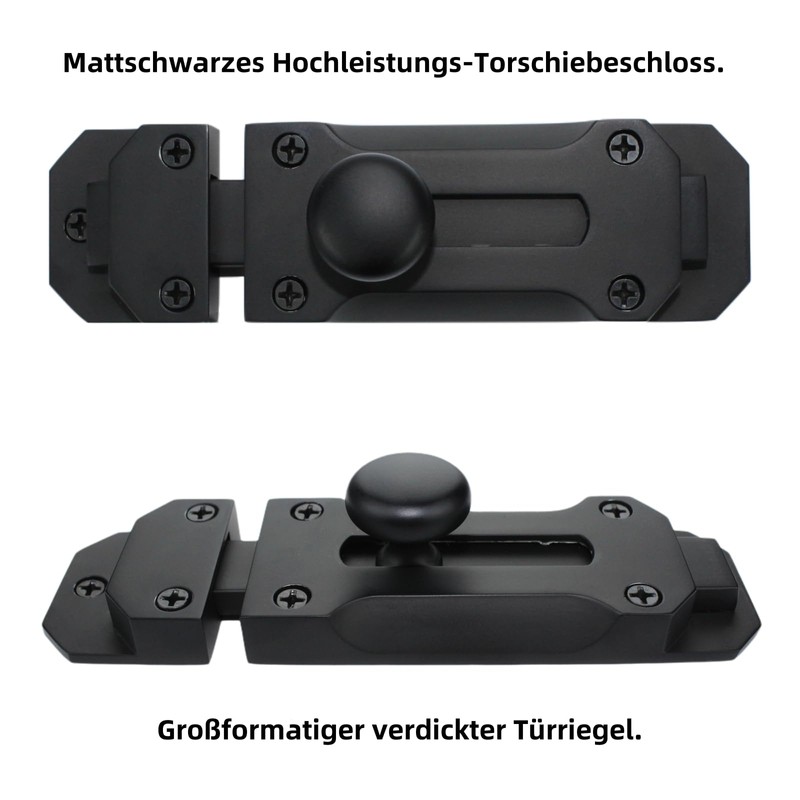 Sliding Barrel Bolt Door Lock Heavy Duty Thickened Enhanced,Bilyglewarwof Door