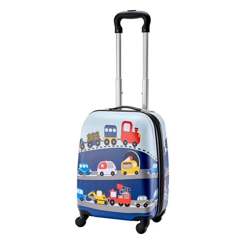 Kids Luggage Set 5 Piece 18 Inch Hardside Rolling Wheels