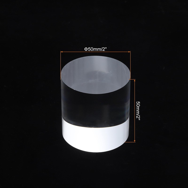 QUARKZMAN Acrylic Display Stand Base 2 x 2 Inch Solid