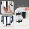 Black Wall Mounted Soap Dispenser for Shower, No Drilled WELLUP