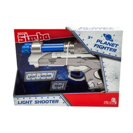 Simba Toys 108046571 - Planet Fighter Light Shooter Pistola Con Luci [Importato da Germania] (Modelli Assortiti)