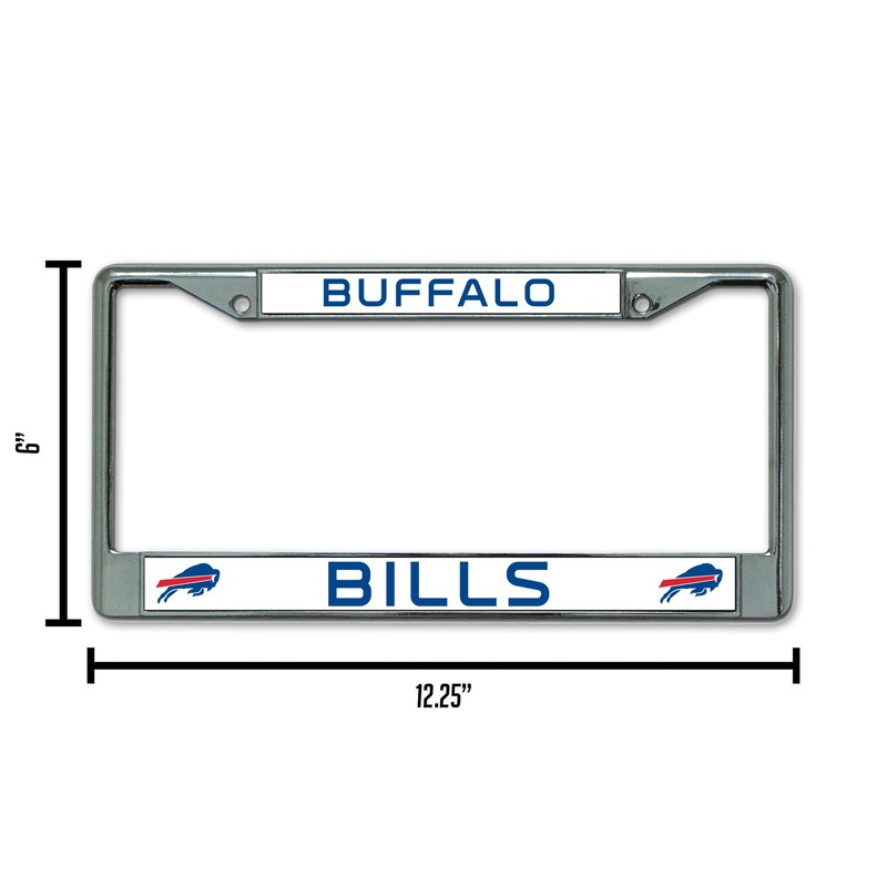 Buffalo Bills Chrome License Plate Frame