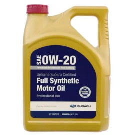 Subaru Genuine Subaru Synthetic Motor Oil SAE 0W-20 5 Quart Container SOA427V1325 Oem