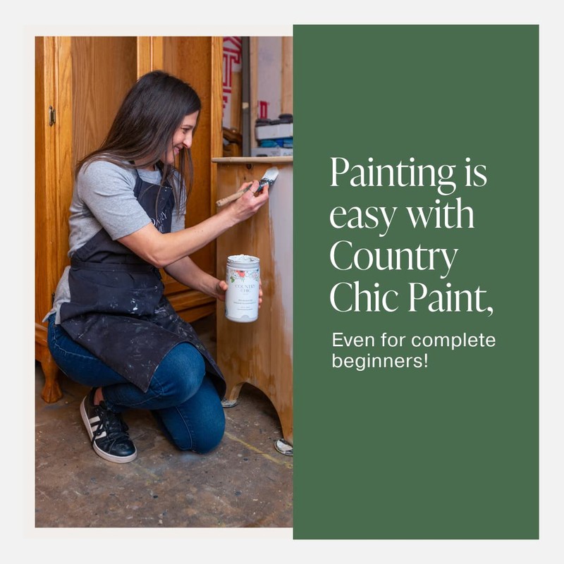 Country Chic All-in-One Chalk Paint for Furniture, Cabinets, Home Decor,