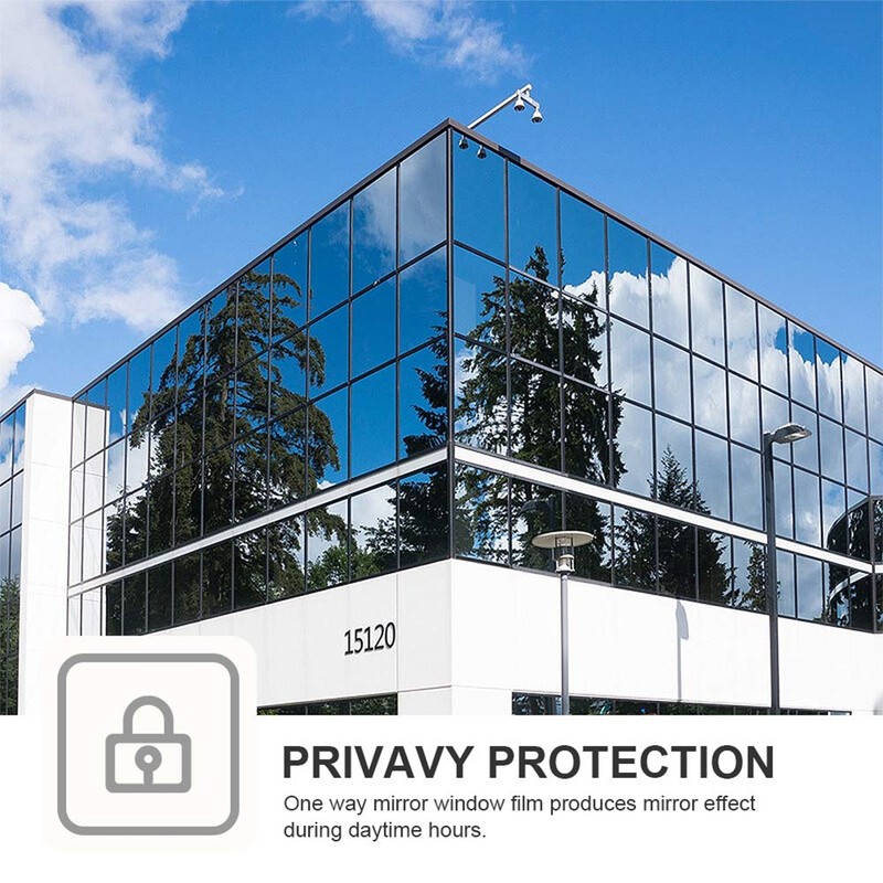 Window Tint for Home,One Way Window Mirror Privacy Film Vinyl