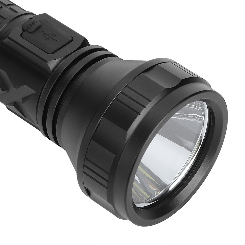 SST40 LED Flashlight USB Rechargeable 7000K 1600lm 3 Lighting Mode