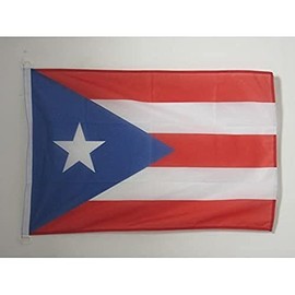 Puerto Rico Nautical Flag 18'' x 12'' - Puerto Rican Flags 30 x 45 cm - Banner 12x18 in for Boat - Drapeau Porto Rico AZ FLAG