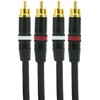 Audio Fan RCA Cable, 0.1 ft (0.4 m), RCA-RCA Cable