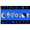 Co-Exist Religious Tolerance Banner 5'x3' Flag