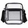 Clear PVC Crossbody Bag for Concerts – 28×21×9cm Lightweight Shoulder