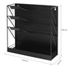 WOMACO Magnetic File Organizer, 4 Tier Large File Folder Holder