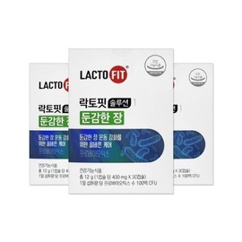 Lactopit Solution 1 Insensitive Intestinal 400mg 30 Capsules 3pcs mjc / 락토핏 솔루션 1 둔감한 장 400mg 30캡슐 3개mjc