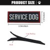 MBOTIROSA Service Dog Fabric Applique Patch Embroidered Weatherproof 35 x