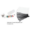Sublimation Cosmetic Bag Blanks Set DIY Thermal Transfer Blank Cosmetic