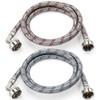 Cenipar Washing Machine Hoses 6 feet Premium Stainless Steel with