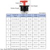 T-Handle Scupper Plugs Expansion Rubber Plugs Boat Drain Plug Twist-Turn