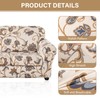 Lamberia Printed Sofa Cover for 3 Cushion Couch High Stretch