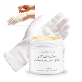 Sanct Bernhard Hand Back Regeneration Kit with Back Hand Regeneration Treatment and 5 Pairs of Cotton Gloves