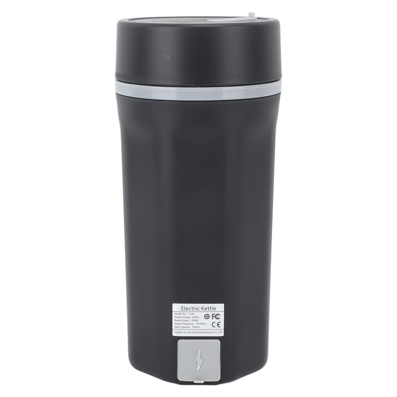 Portable Travel Electric Kettle 300W 500ml 304 Stainless Steel Automatic
