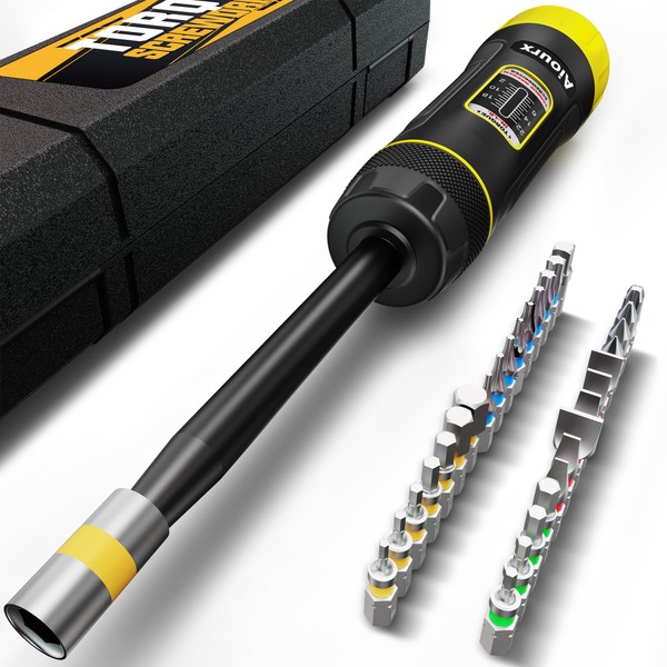 Aiourx Superior Precision Long Shank Torque Screwdriver Set, 2-22 Inch