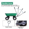 AAIN 600LB Garden Cart, Heavy Duty Green Yard & Lawn