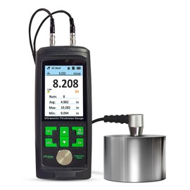 Ultrasonic Thickness Gauge Industrial-882X / Steel, Metals, Plastic, Glass, PVC, Pipes Thickness Gauge Meter – Range 0.039 to 11.811 inch (1-300mm) | Color LCD (All Material)