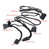 aqxreight Conversion Power Harness,Car 4in to 8in PNP Conversion Harness