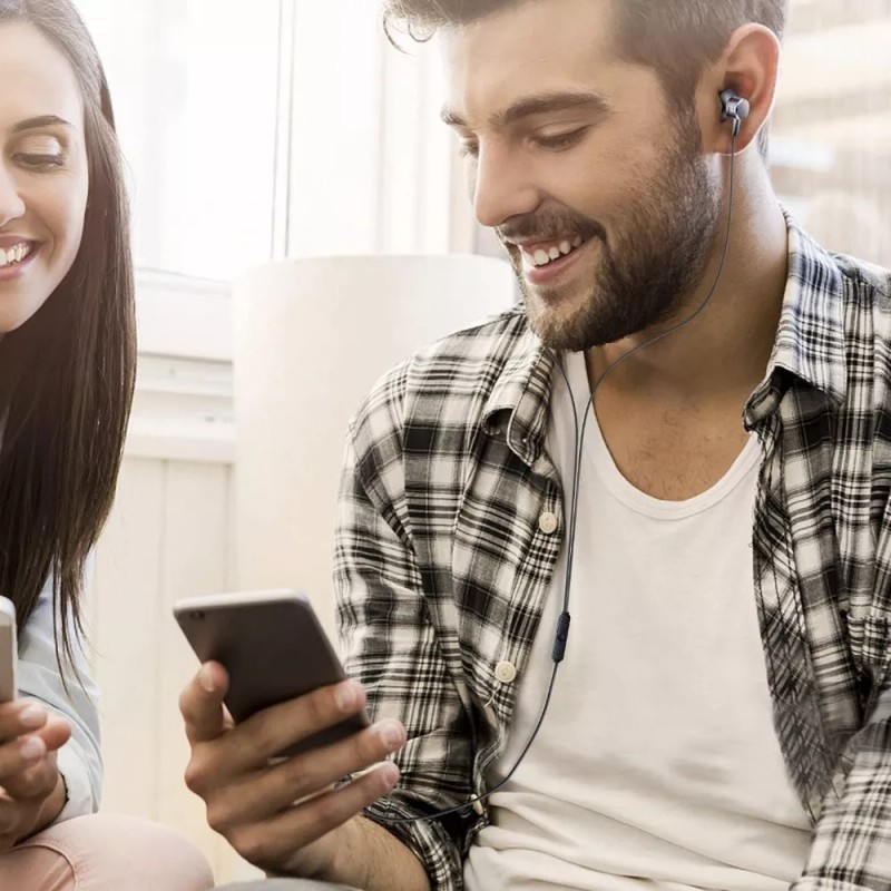 Maíz Audifonos Alambricos Celular Manos Libres Microfono In Ear