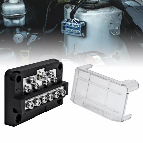 ONLINE LED STORE 12-Way Modular Ground Power Terminal Block Automotive