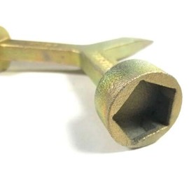 Trumbull HK-2 Meter Box Key/Curb Key/Wrench, Std + Lg Pentagon Nut, Meter Valve
