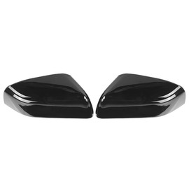 2pcs Rearview Mirror Cover Caps Glossy Black Fit for Land Rover Range Rover Sport/LR2/LR4