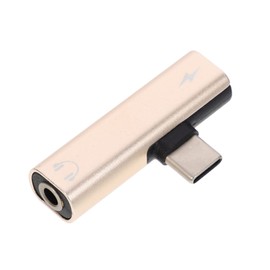 IWOWHERO Portable USB C to Headphone Adapter Audio and Charging Adapter for Seamless Listening While Charging Durable Design for Travel and Everyday Use