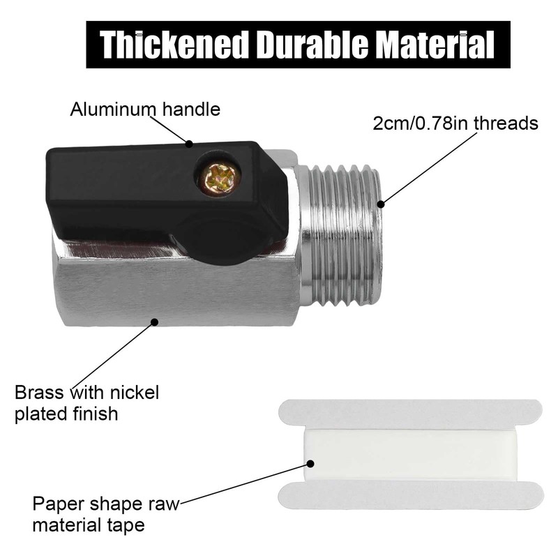 FOWSRHRG 1/2" RV Hot Water Drain Valve - Water Heaters