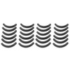 24 Pcs Black Rubber Makeup Tool Eyelash Curler Replacement Pads