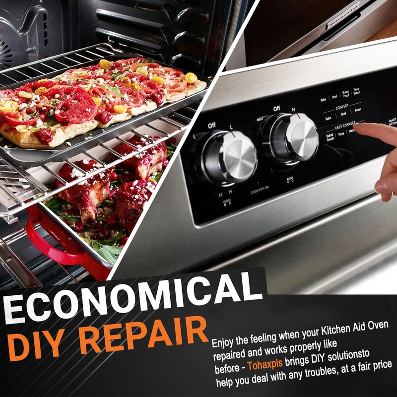 W11156487 W10823529 Oven Range Knob Replacement, Compatible with Whirlpool KitchenAid