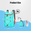 Sahunfri 2 Pcs Ultra Lightweight Backpack, Foldable Backpack Water Resistant