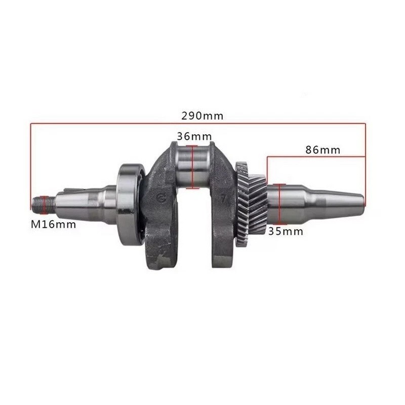 PCC TAPERED CRANKSHAFT FITS HONDA GX340 11HP GX390 13HP 188F