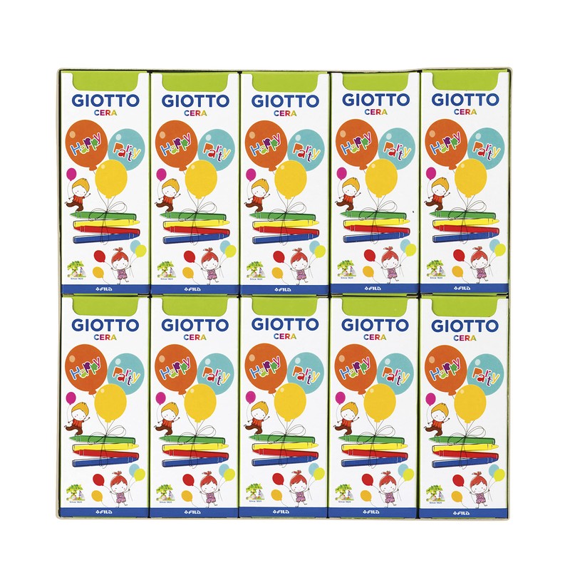 GIOTTO PARTY GIFTS GIOTTO CERA - 10 astucci da 4