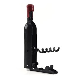 Wine Bottle Opener, Multifunctional Stainless Steel Corkscrew Wine Opener Magnet Design Wine Opener Manual Portable Wine Bottle Opener for Home